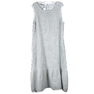 NWT Francesca Bettini striped linen dresses Szs S, M, L
